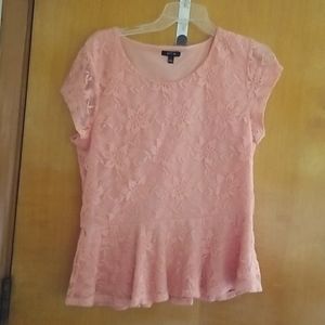 APT 9 lace lined ladys dress top